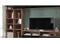 Секция ZITA (brandy castello oak/MDF black gloss)